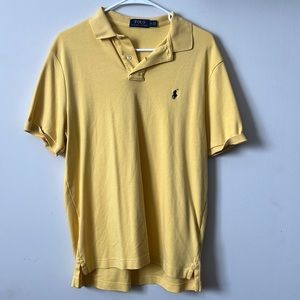 Mens Medium Yellow Polo by Ralph Lauren Polo Shirt